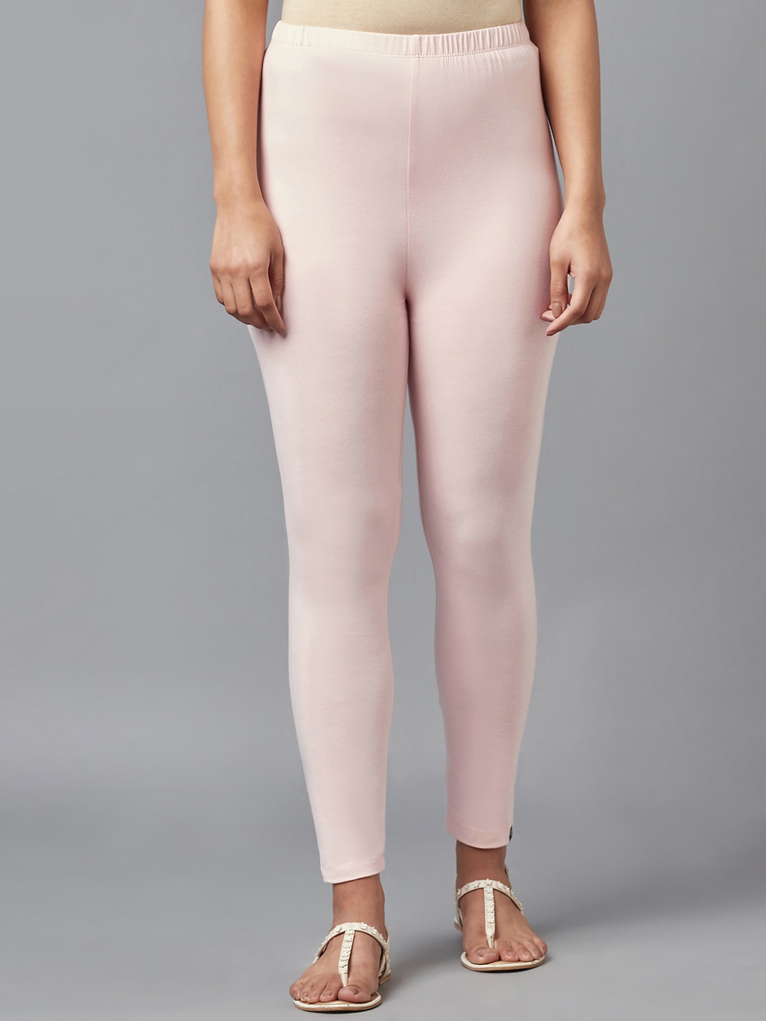 elleven High-Rise Ankle Length Slip-On Leggings