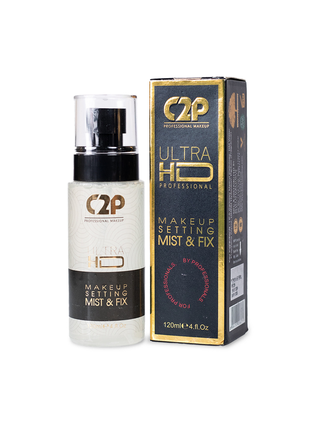 C2P PROFESSIONAL MAKEUP Ultra HD Makeup Setting Mist & Fix Spray - Transparent