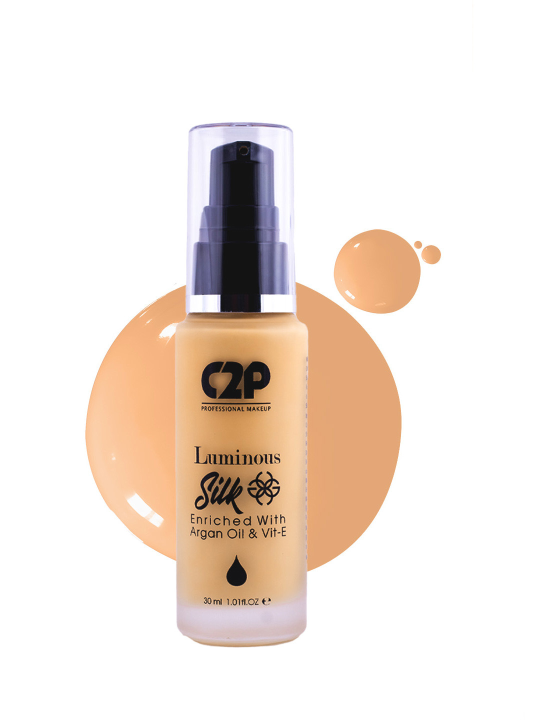C2P PROFESSIONAL MAKEUP Luminous Silk Foundation 30 ml - Medium Tan 11