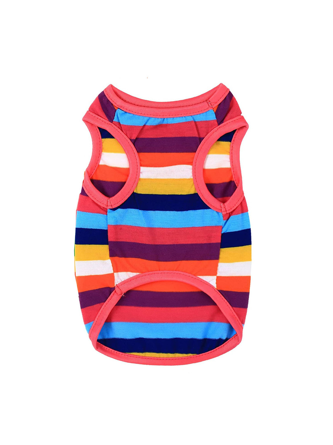 PAWCHIE Multicolored Striped Dog Tshirts