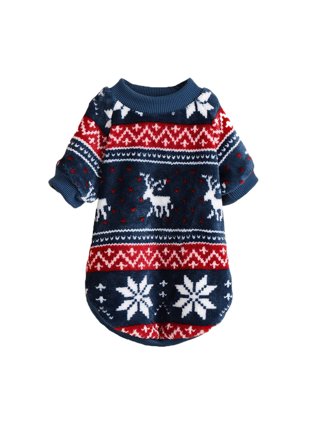 PAWCHIE  Blue Printed Dog Sweater