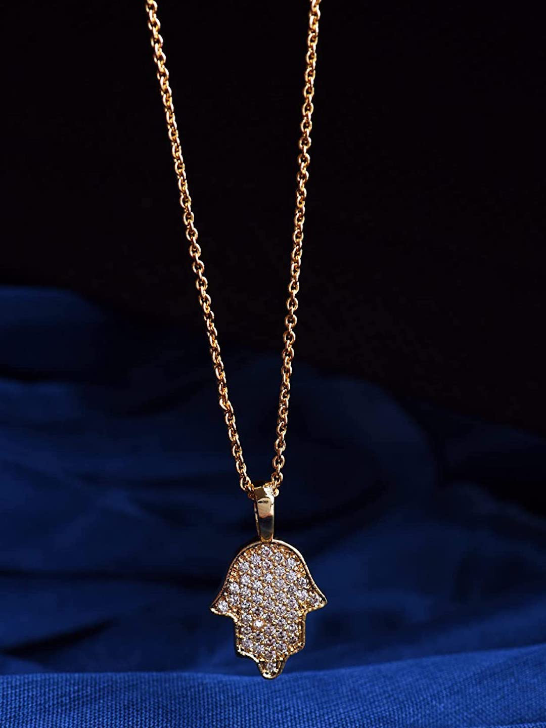 HOT AND BOLD Gold-Toned & White Gold-Plated Necklace