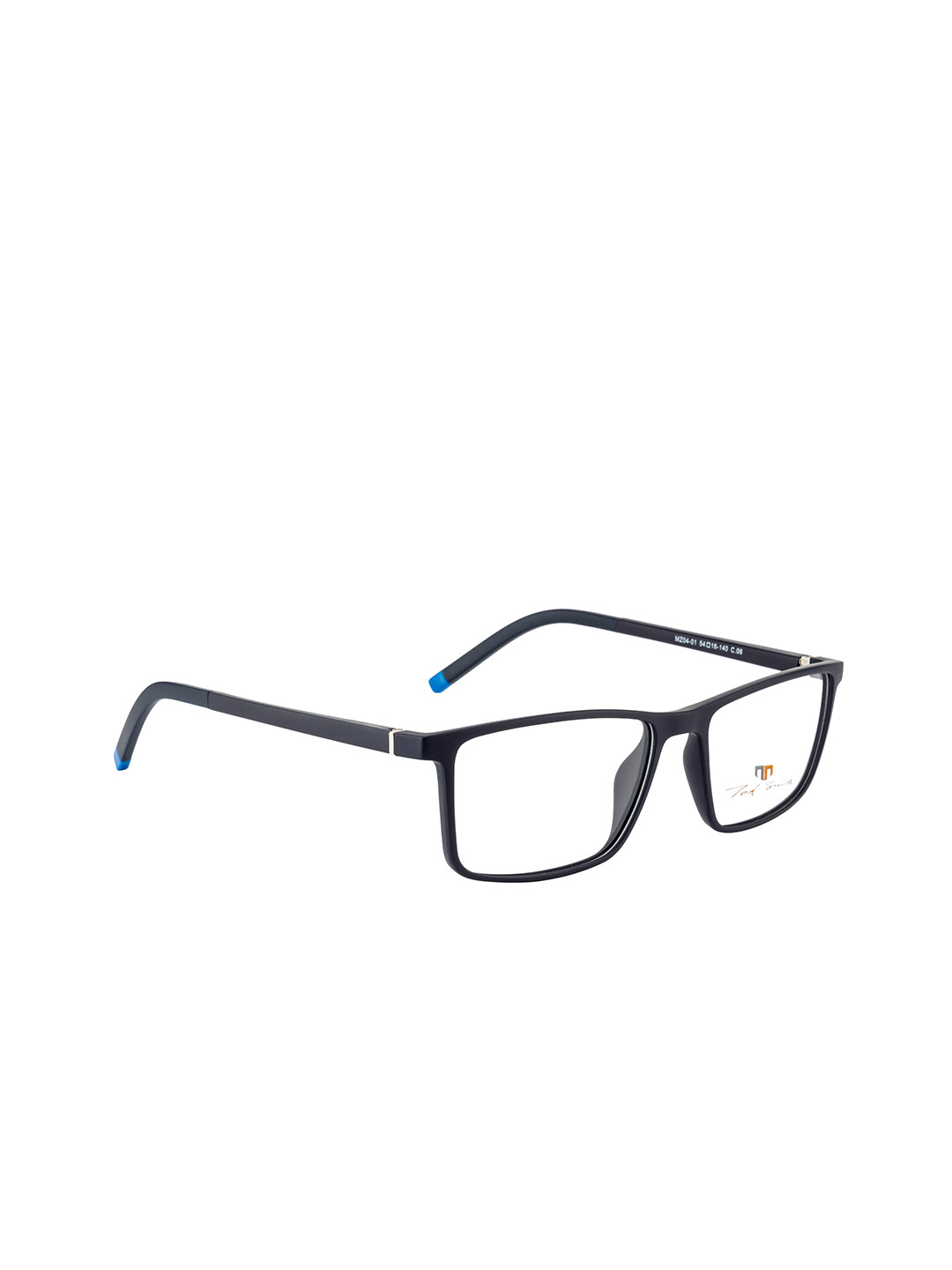 Ted Smith Unisex Black Full Rim Frames Eyeglasses