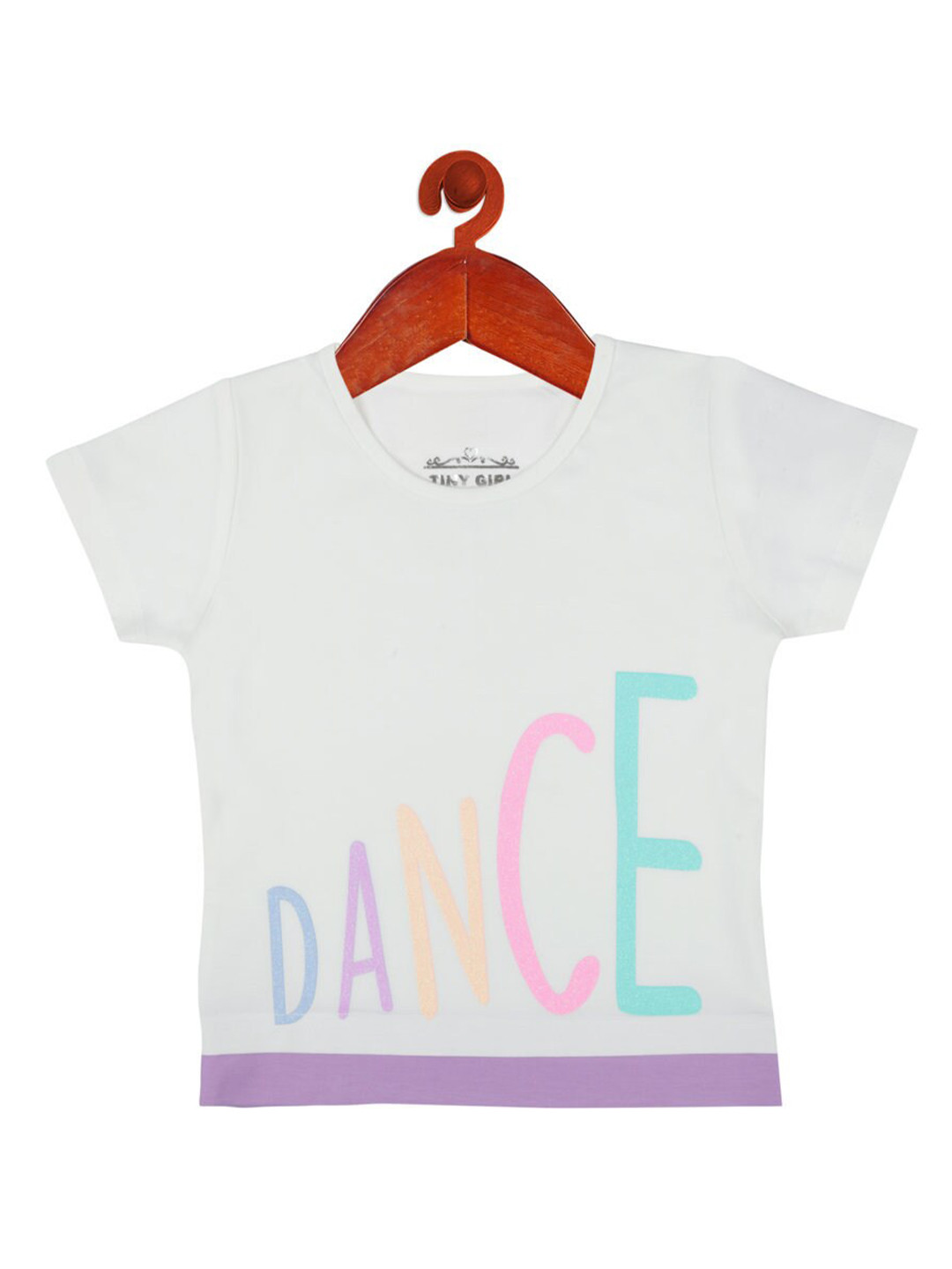 Tiny Girl Off White Print Top