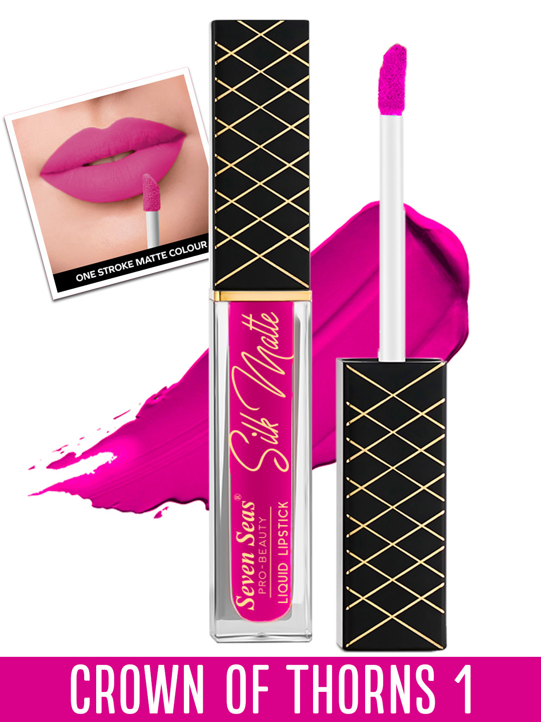 Seven Seas Silk Matte Liquid Lipstick 8g - Crown Of Thorns I