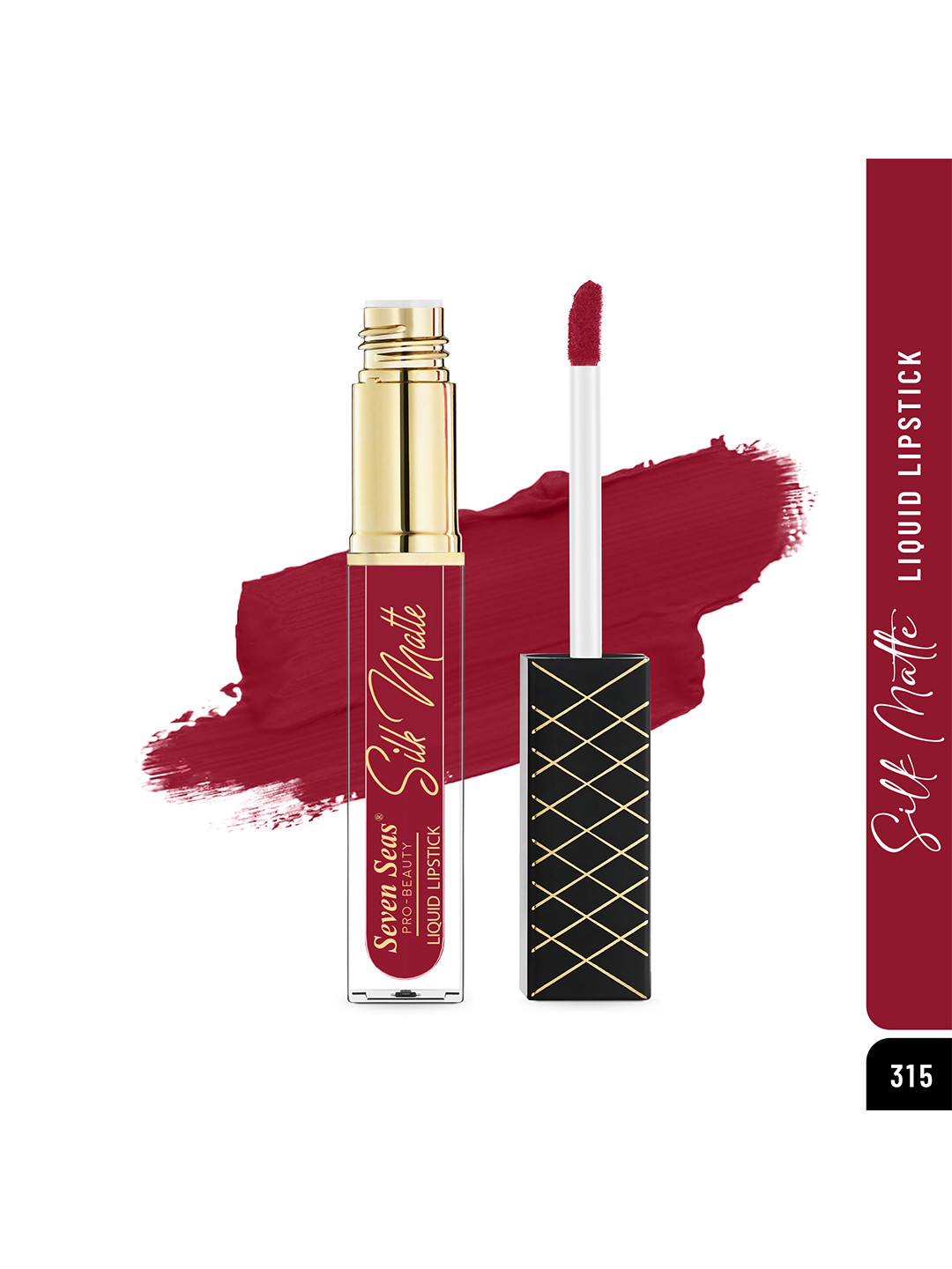 Seven Seas Silk Matte Liquid Lipstick 8g - Medium Carmine