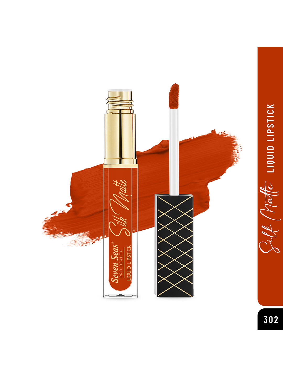 Seven Seas Silk Matte Liquid Lipstick 8g - Roof Terracotta