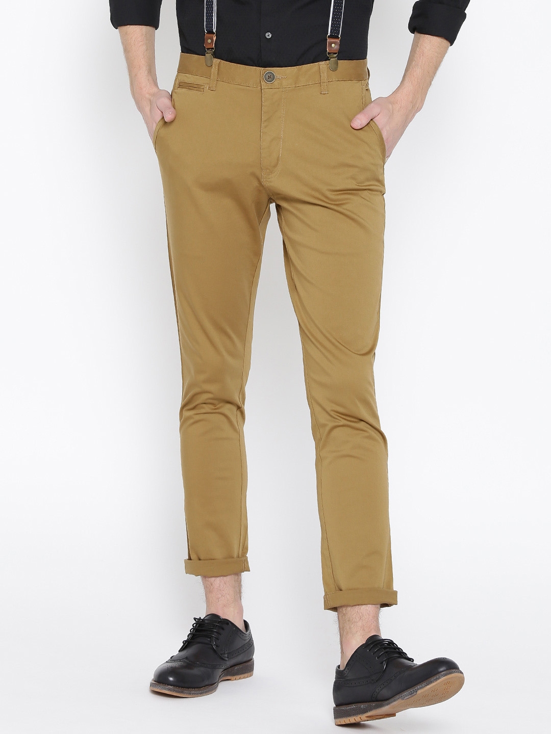 Buy Grey Solid Ultra Slim Fit Formal Trousers online  Looksgudin