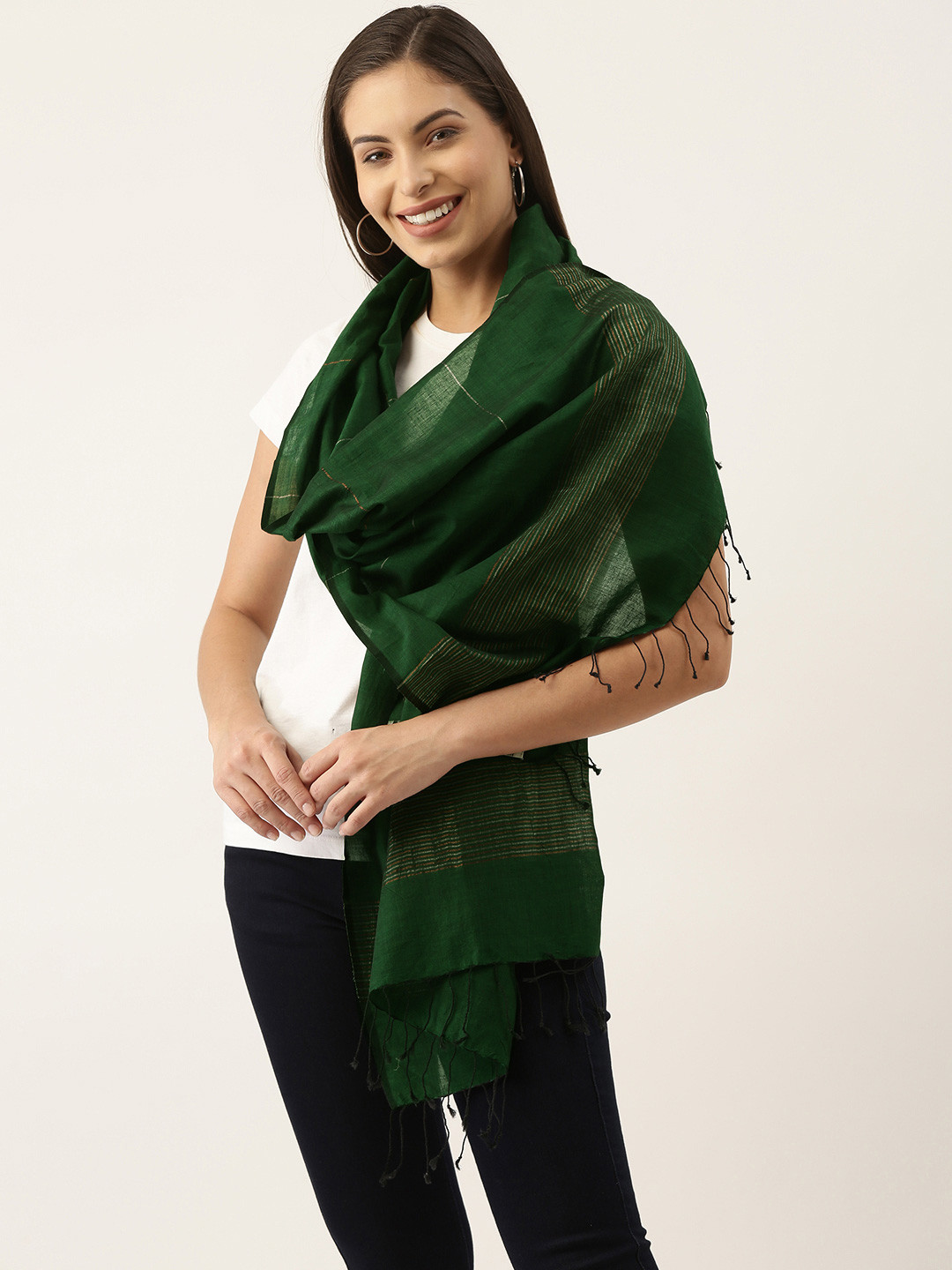 ArtEastri Handloom Jamdani Cotton Stole