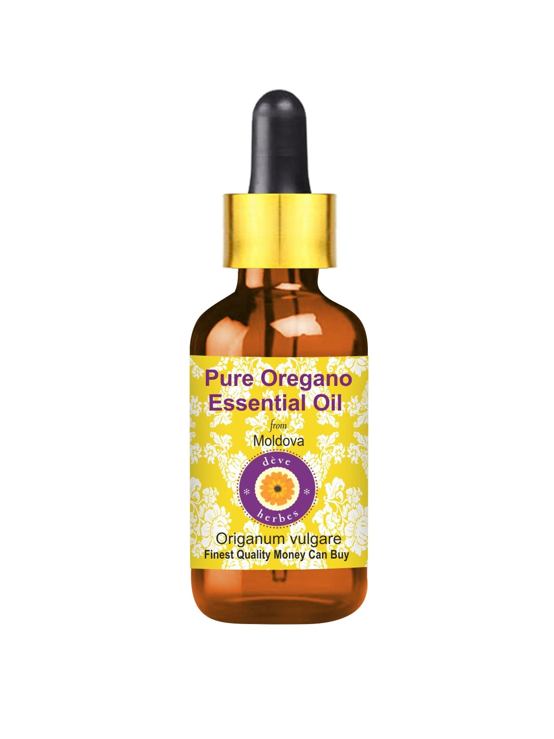 Deve Herbes Pure Oregano Steam Distilled Essential Oil with Glass Dropper - 5 ml