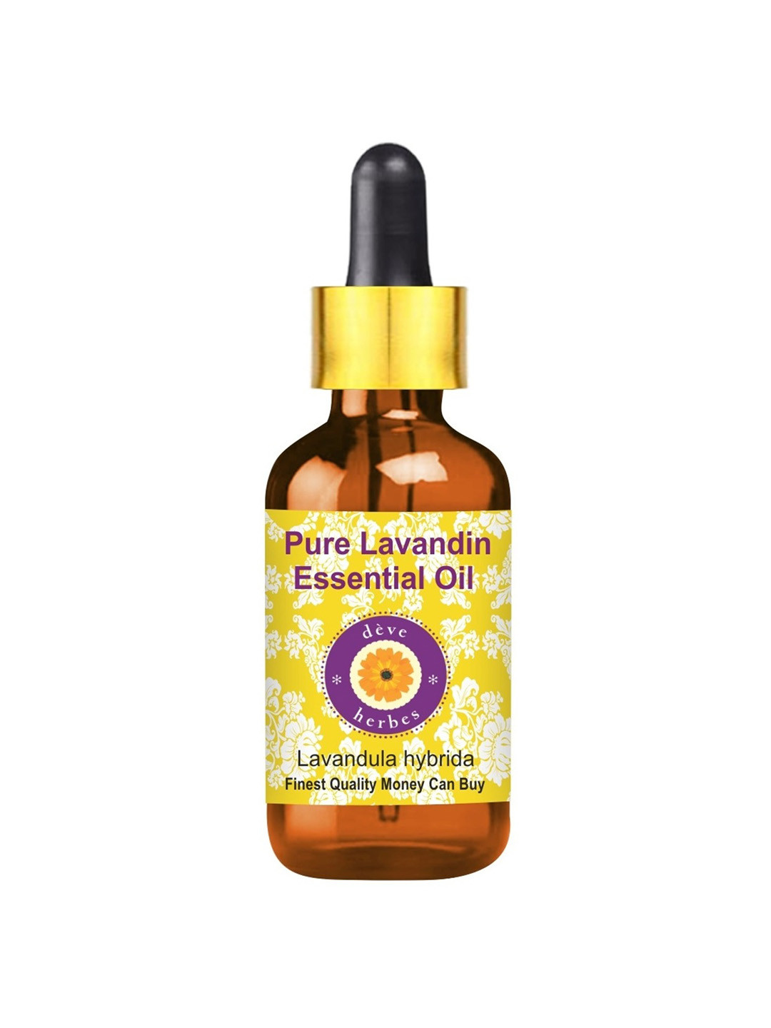 Deve Herbes Pure Lavandin Steam Distilled Essential Oil with Glass Dropper - 5ml