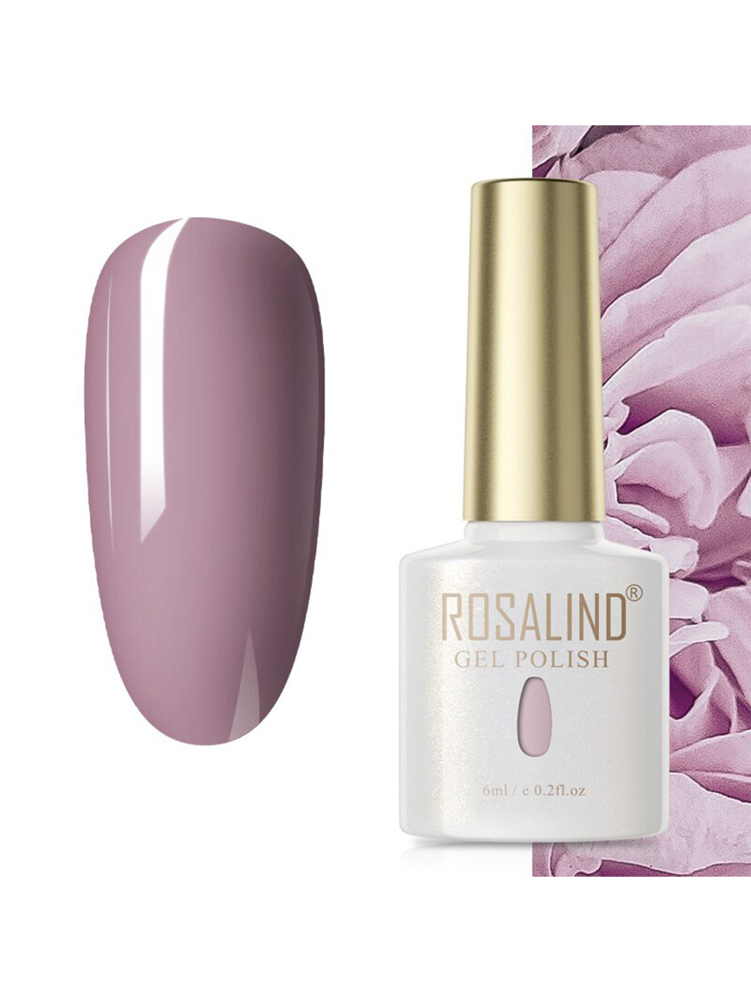ROSALIND Soak Off RAE Pure Color UV LED Gel Nail Polish - PX055