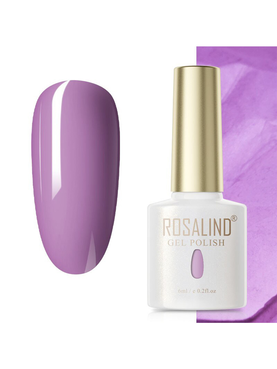 ROSALIND Soak Off RAE Pure Color UV LED Gel Nail Polish - PX043