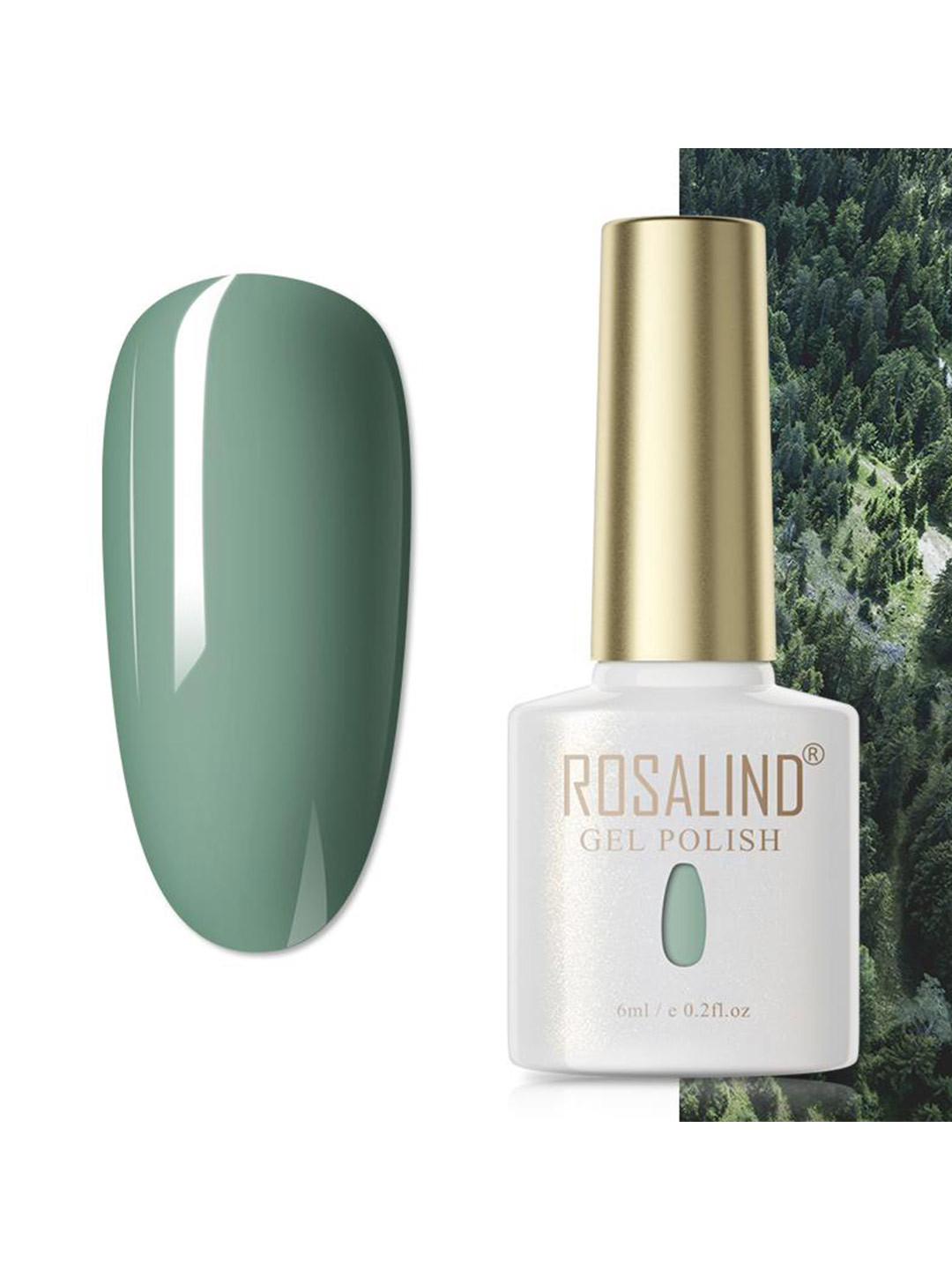 ROSALIND Soak Off RAE Pure Color UV LED Gel Nail Polish - PX020