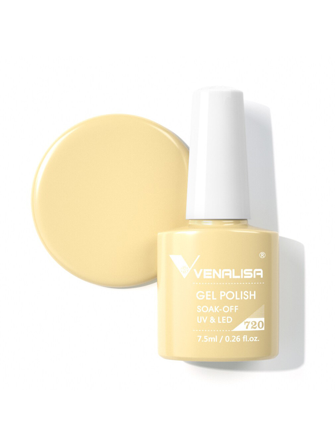 VENALISA Soak-Off UV LED Long-Wearing Gel Nail Polish - Shade 720