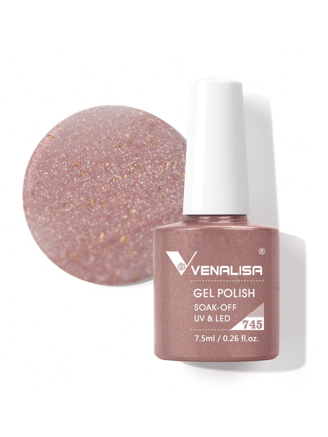 VENALISA Soak-Off UV LED Long-Wearing Gel Nail Polish - Shade 745