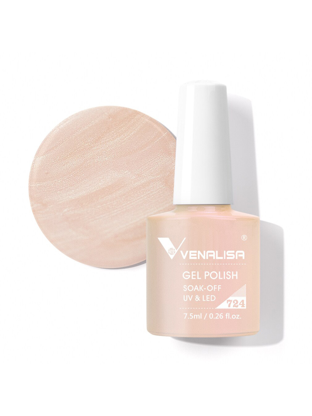 VENALISA Soak-Off UV LED Long-Wearing Gel Nail Polish - Shade 724