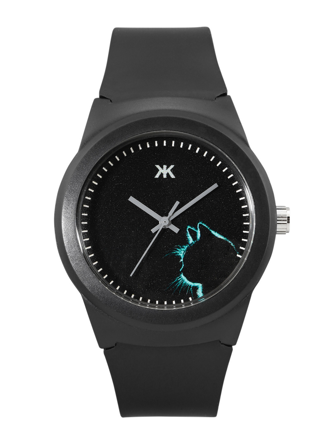 Kook N Keech Unisex Black Printed Analogue Watch KNK223E
