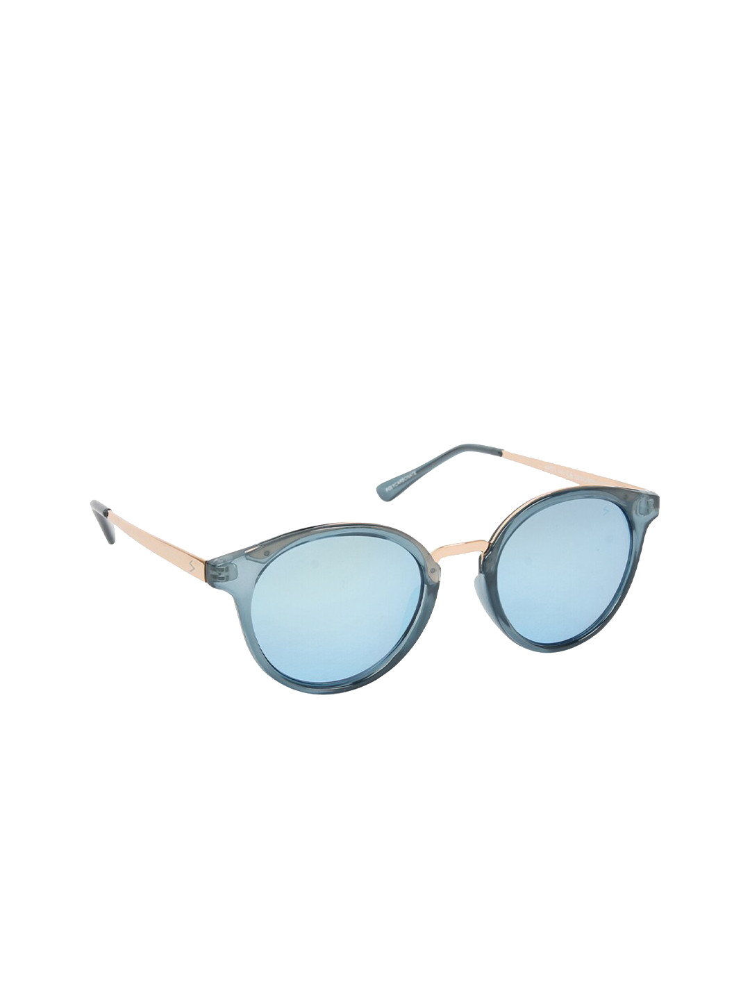 Scavin Women Blue Lens & Blue Round Sunglasses with UV Protected Lens SCA S19911 C1
