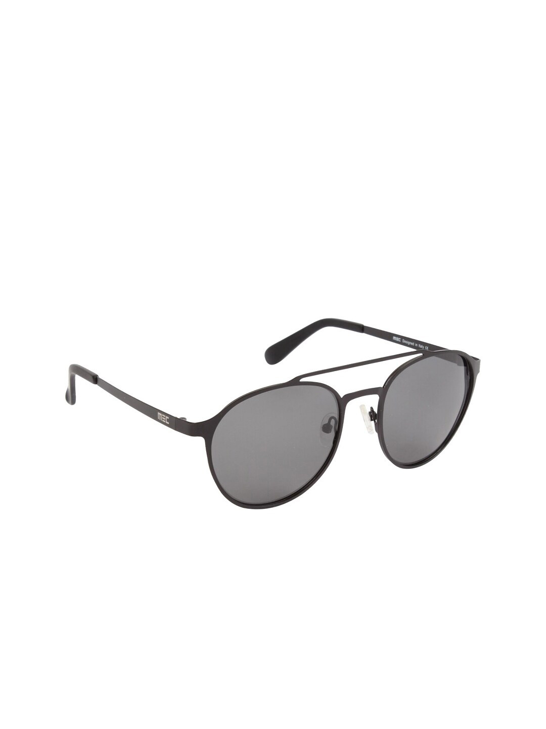 Scavin Unisex Grey Lens & Black Round Sunglasses with Polarised Lens SCA S959 BLK