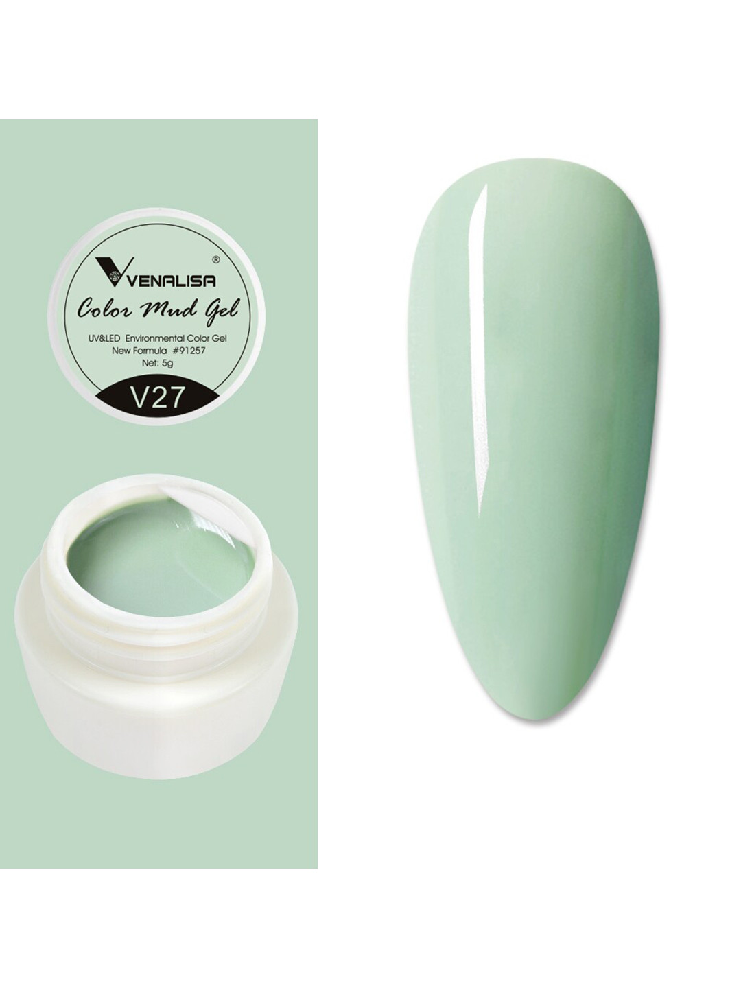 VENALISA Color Mud UV & Led Gel Nail Polish 5 g - V27
