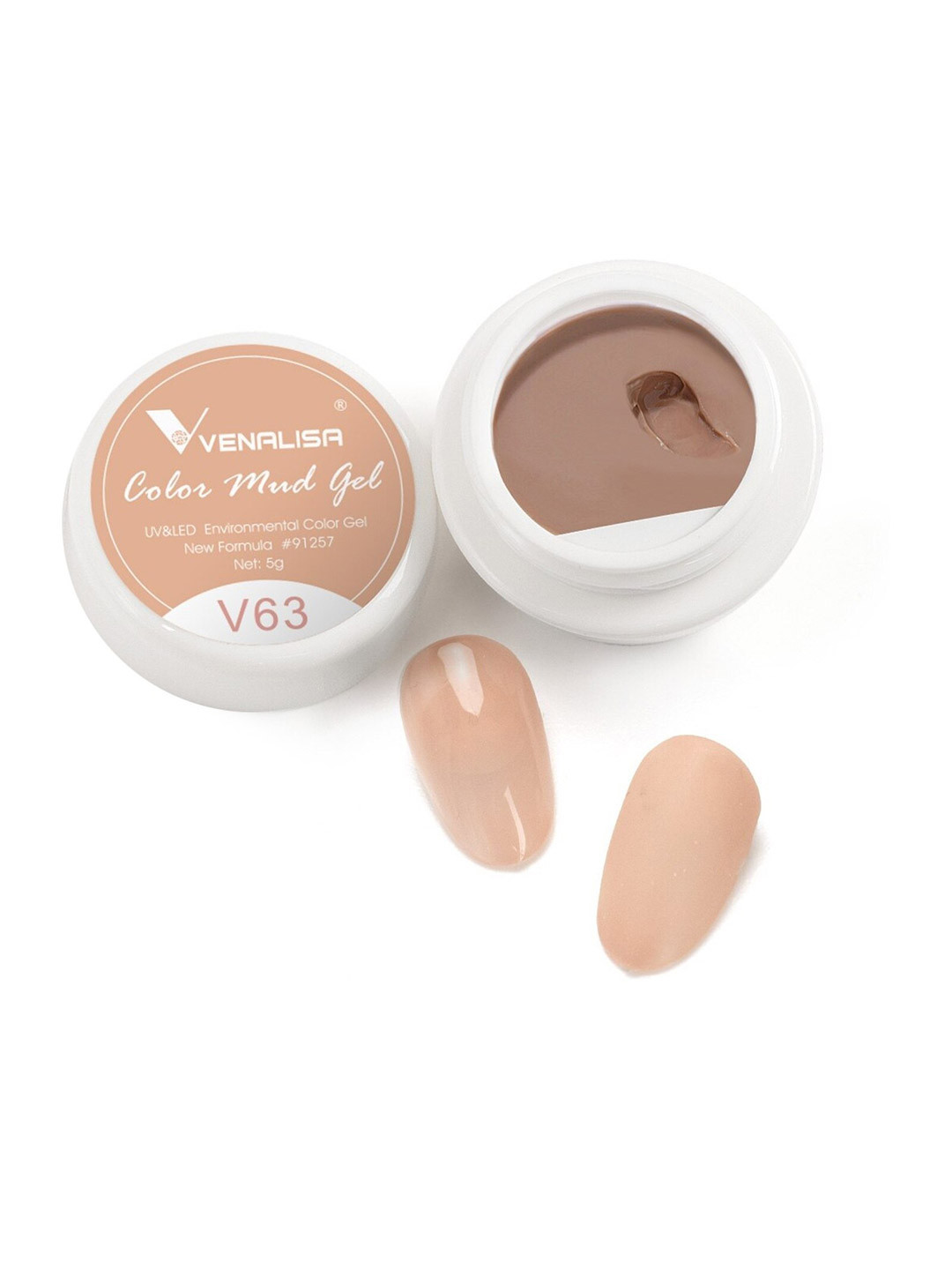 VENALISA Color Mud UV LED One Stroke Gel Nail Polish - Shade V63