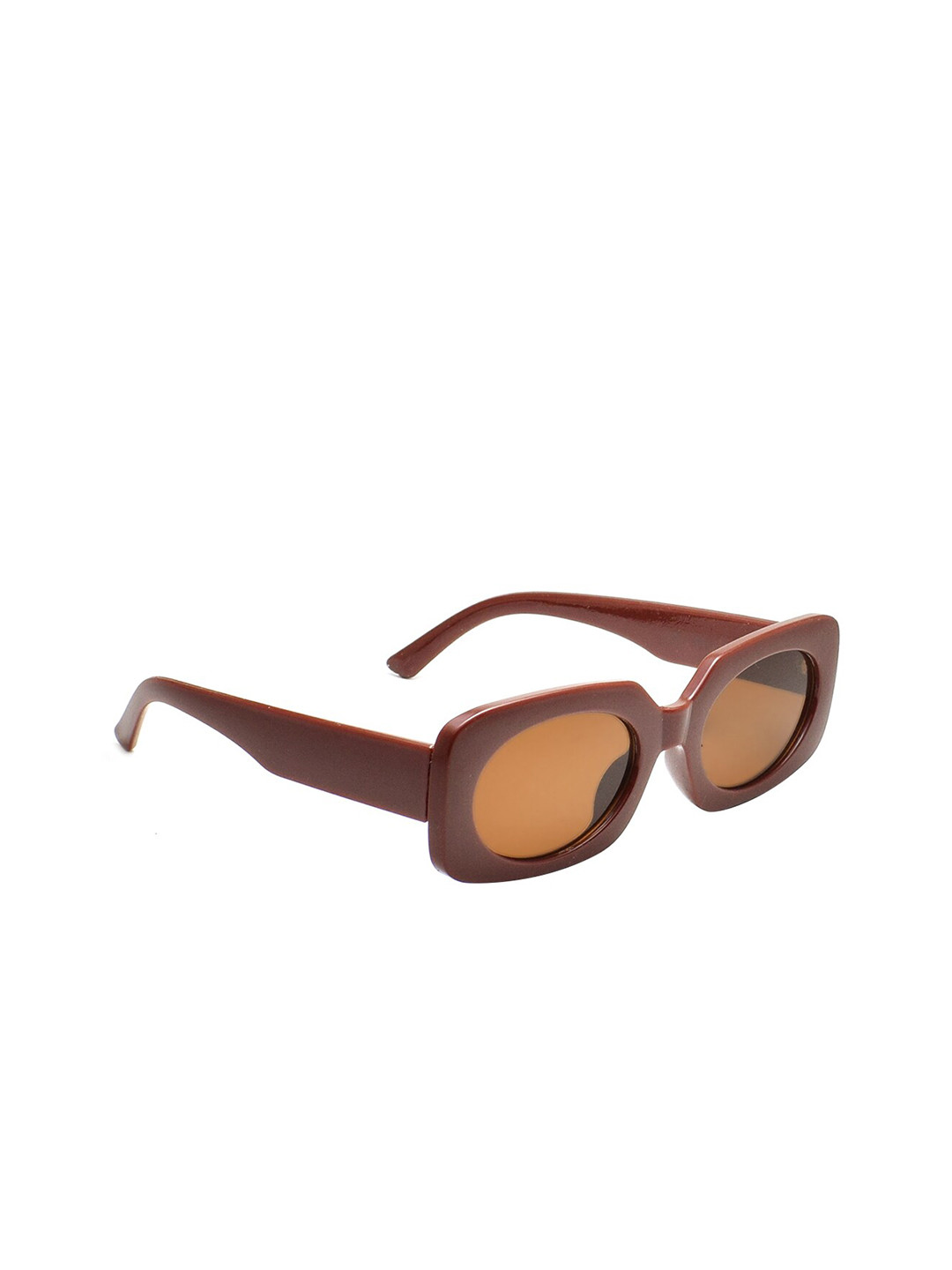 Peter Jones Eyewear Brown Square Sunglasses with UV Protected Lens 13038BW