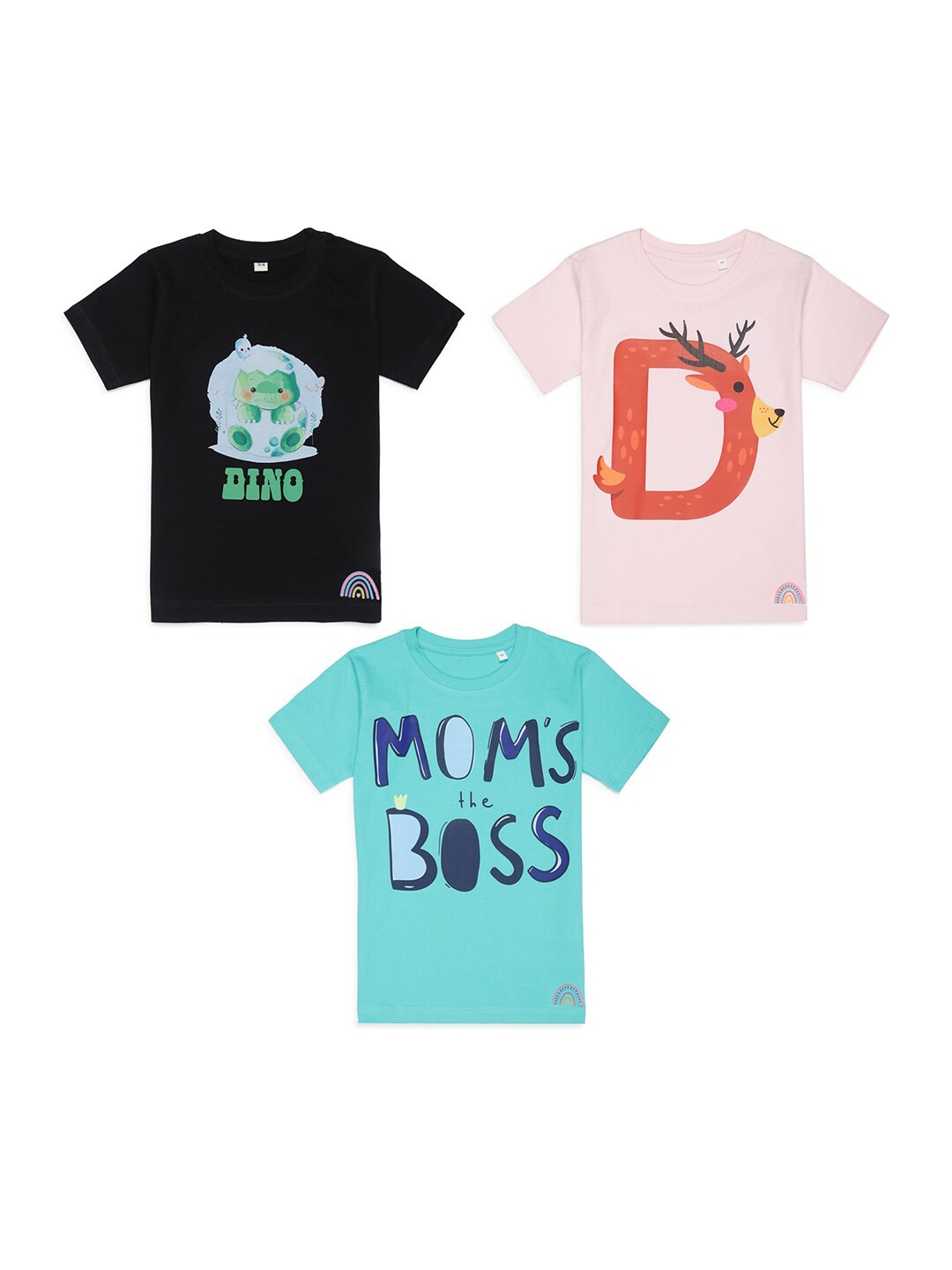 Tossido Kids Typography 3 Printed T-shirt