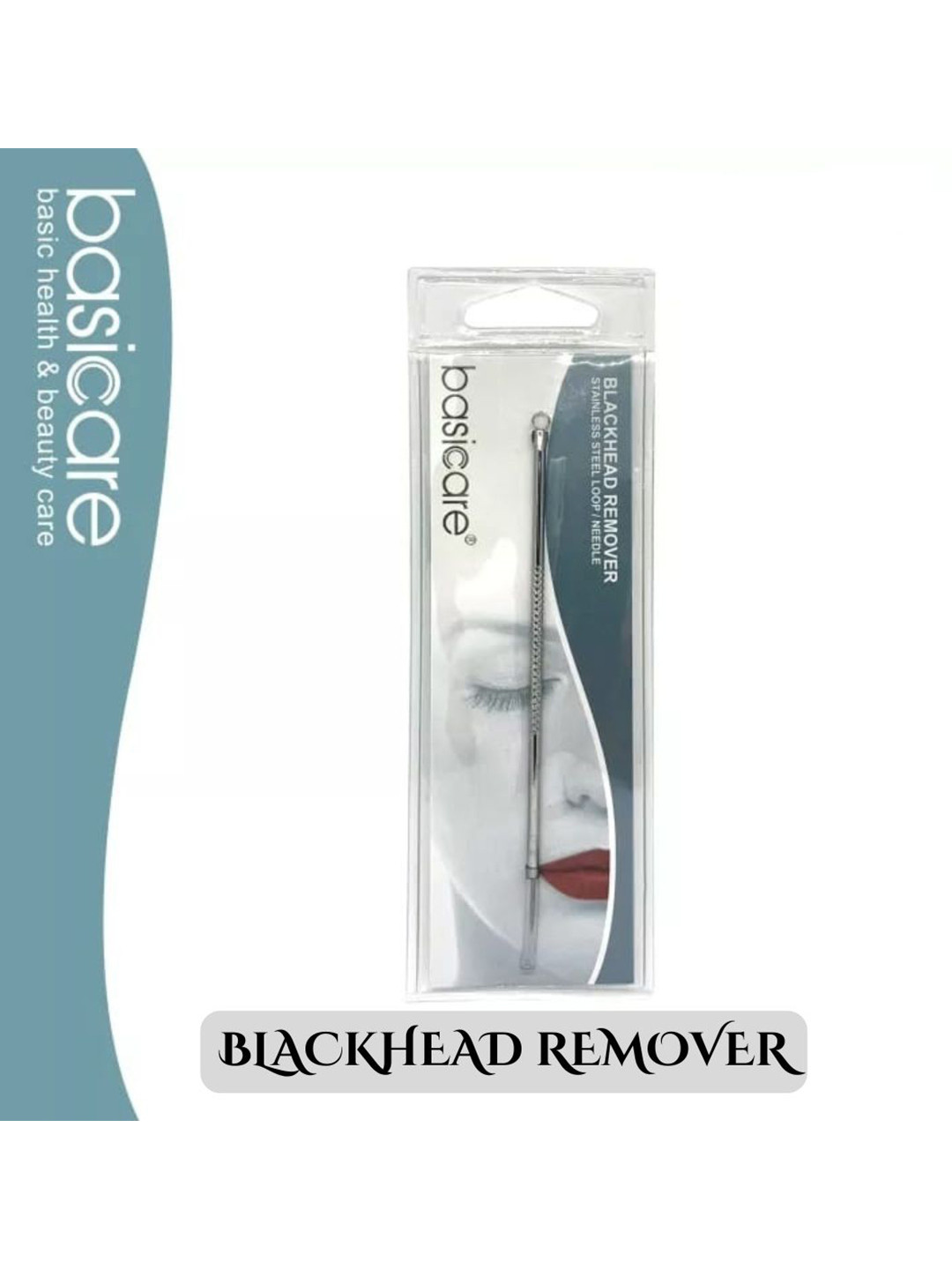 basicare Pimple & Blackhead Remover Tool - Silver Toned