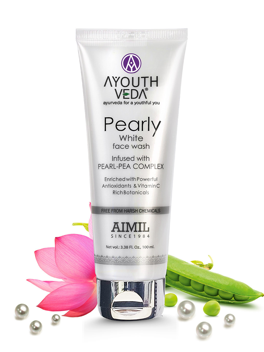 AYOUTHVEDA Pearly White Face Wash - 100 ml