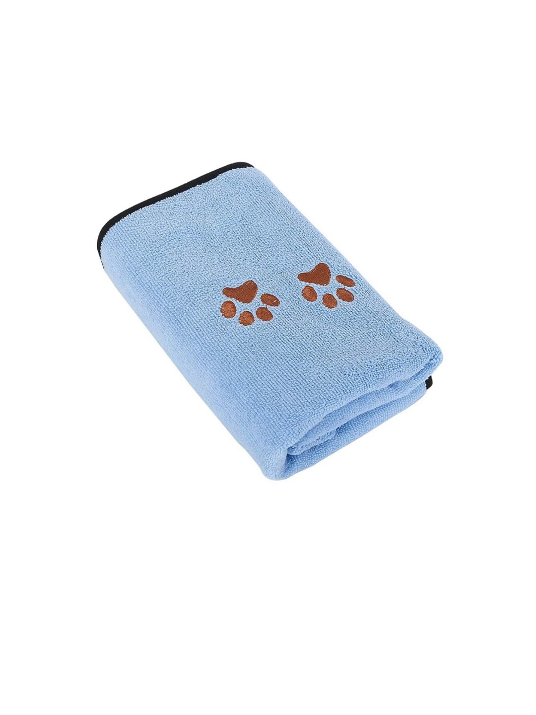 PAWCHIE Blue Super Absorbent Anti-Bacterial Microfiber Pet Ultra Bath & Drying Towel