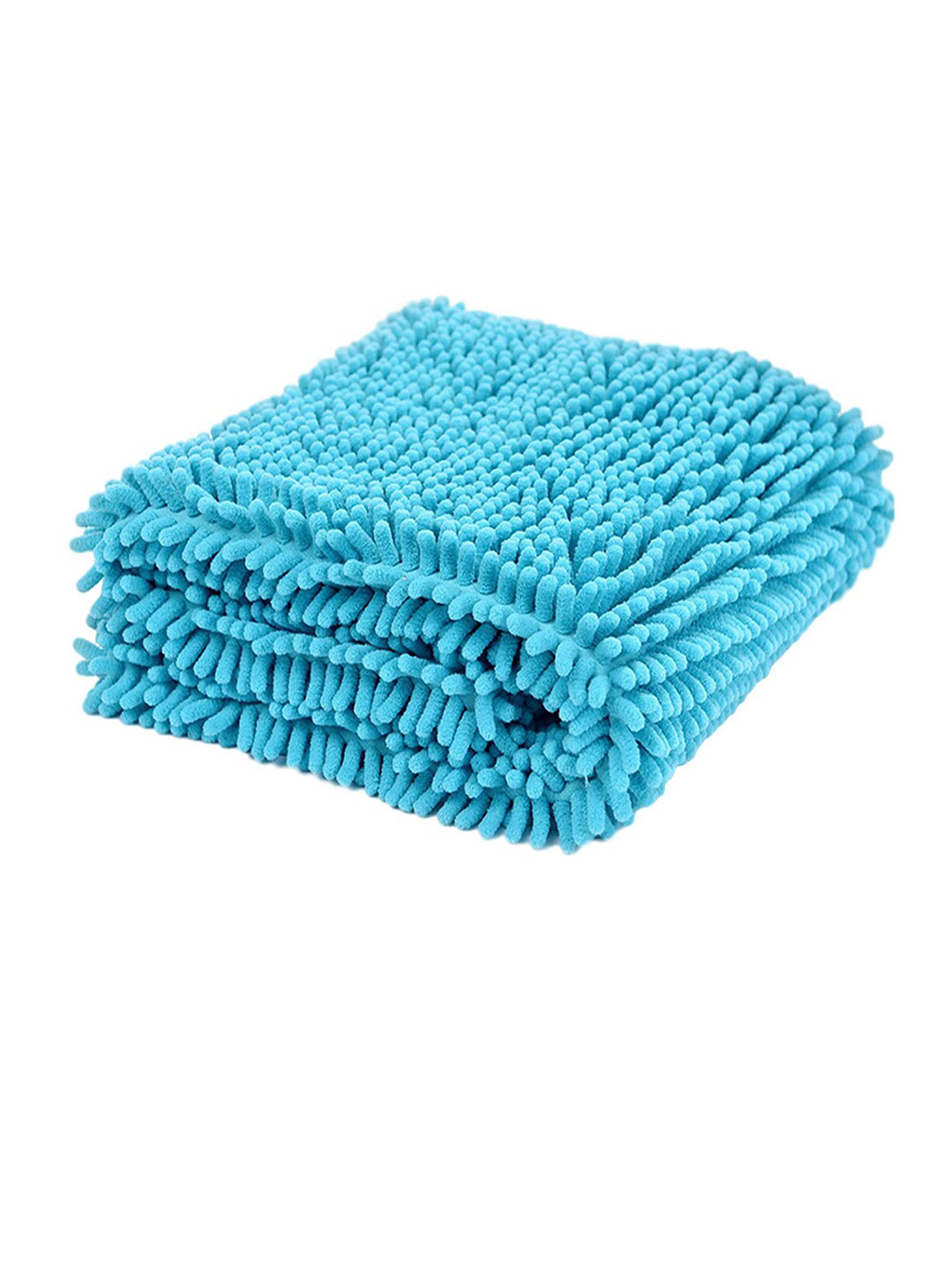 PAWCHIE Blue Textured Super Absorbent Quick-Drying Microfiber Pet Towel