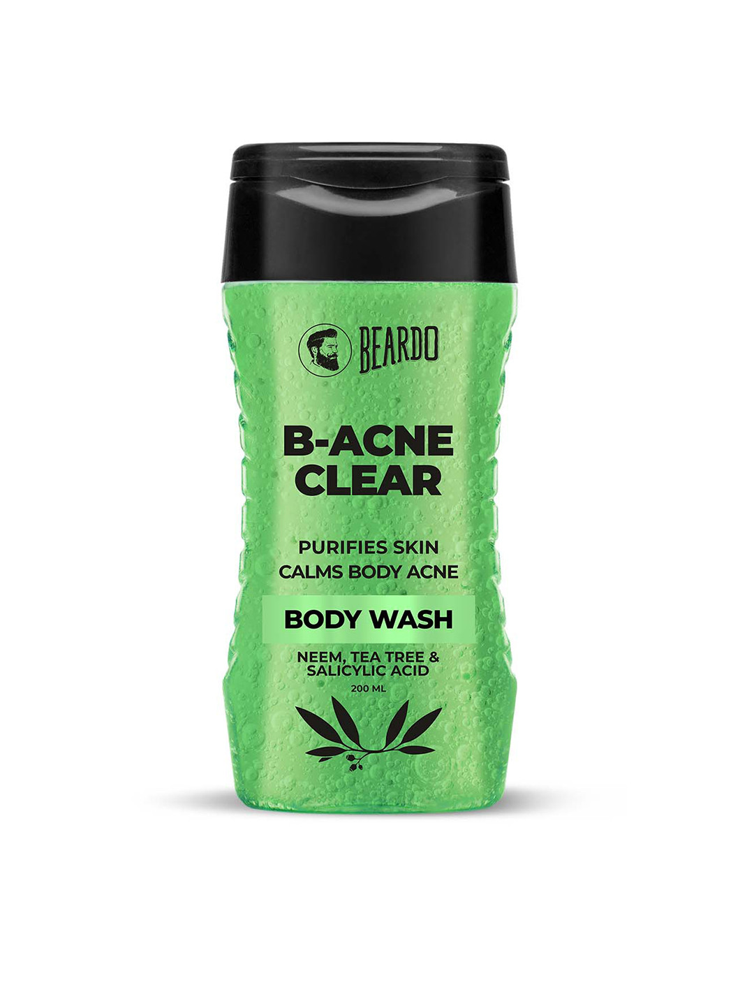 BEARDO Men B-Acne Clear Body Wash with Neem & Salicylic Acid - 200 ml