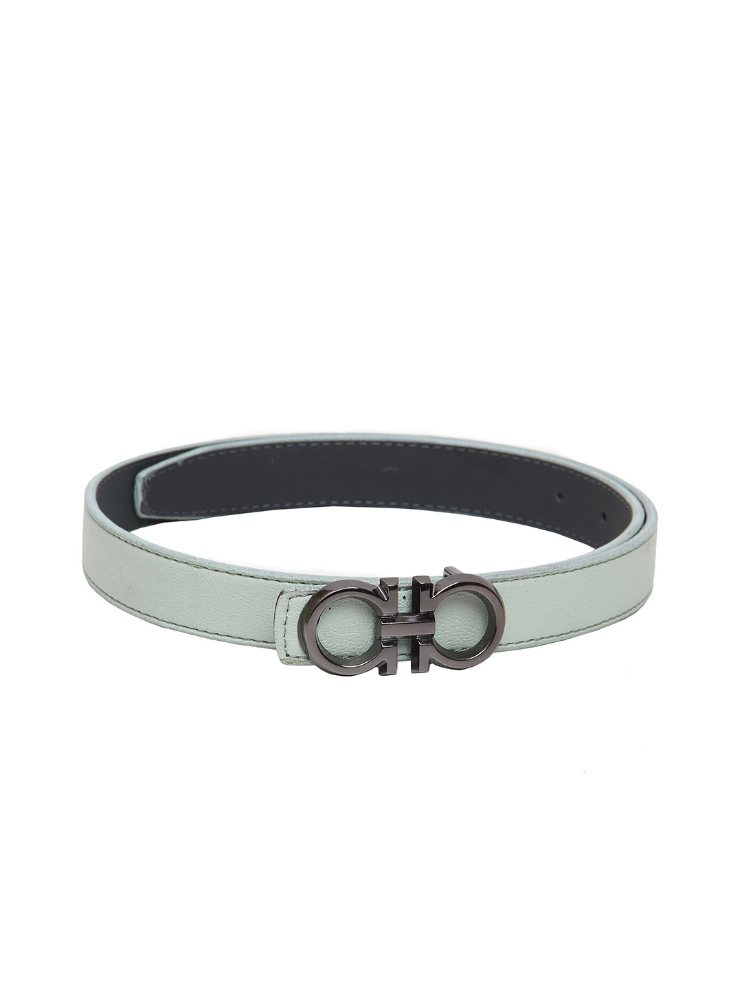 Calvadoss Girls Sea Green Textured Belt