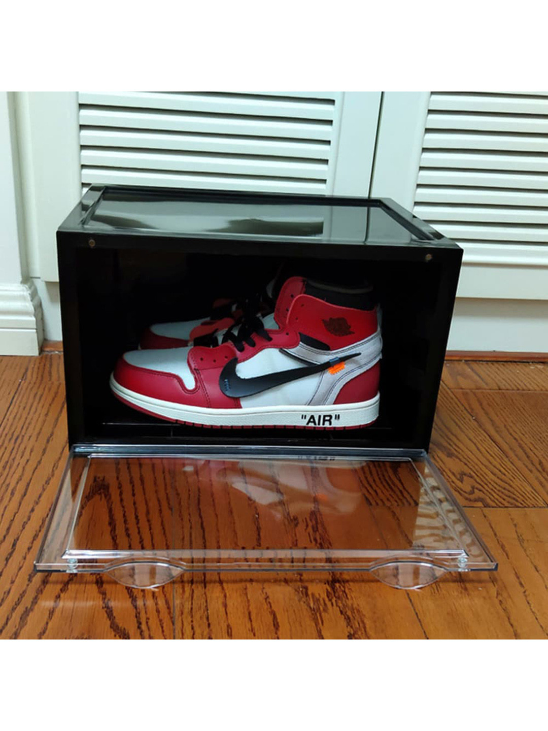Sasimo Black Solid Shoes Organiser