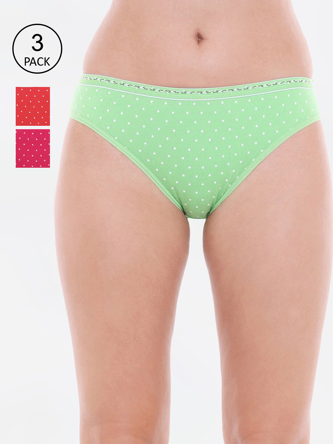 Bodycare Women Pack of 3 Bikini Briefs 1494-3Pcs-S