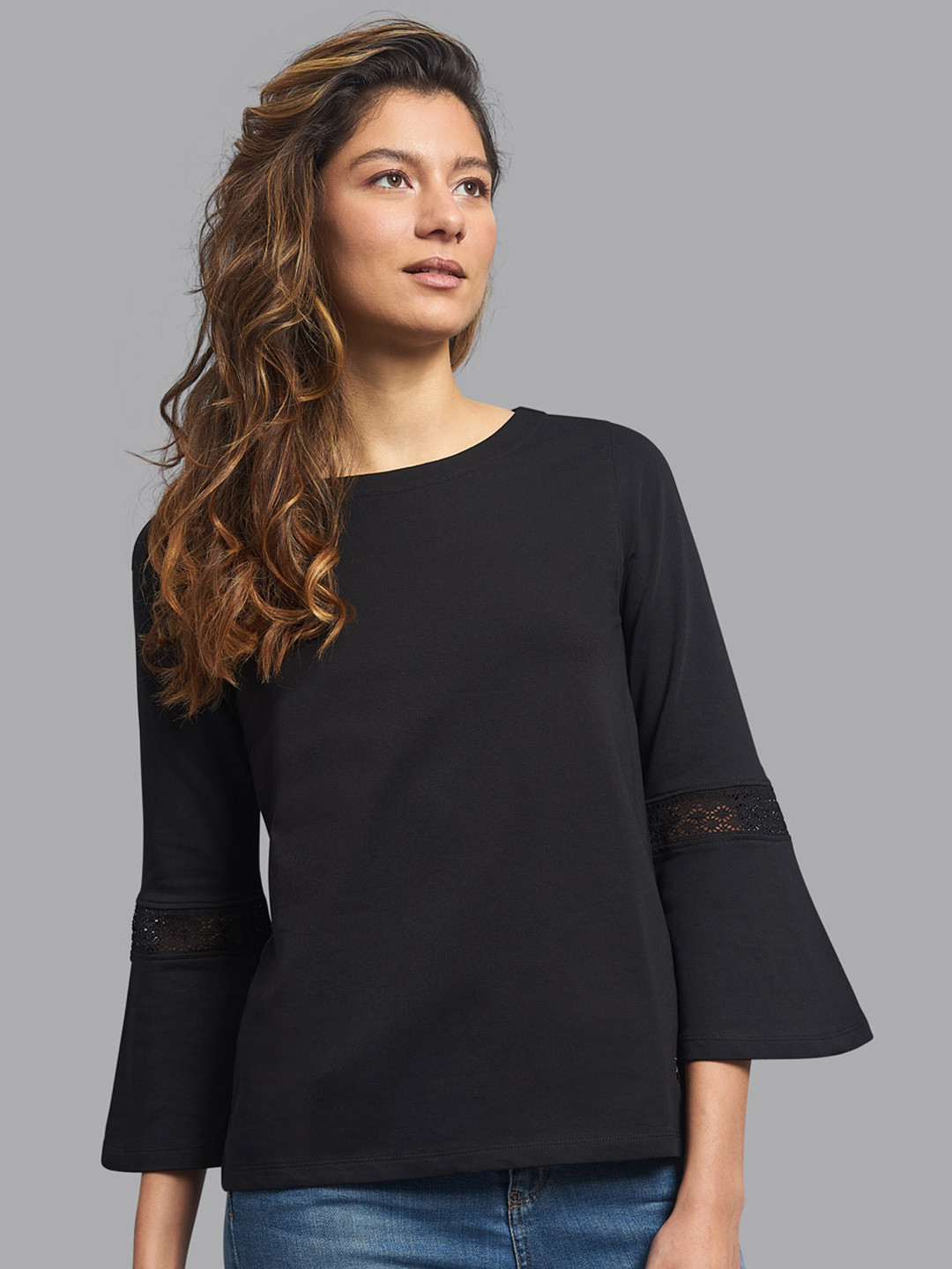 Beverly Hills Polo Club Women Black T-shirt