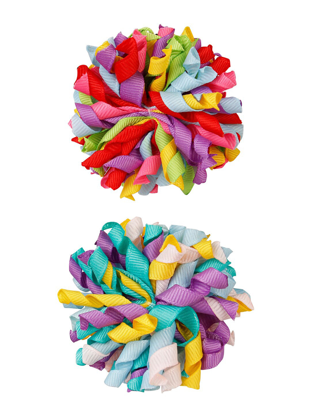 Aye Candy Girls Red & Yellow Set of 2 Embellished Alligator Hair Clip