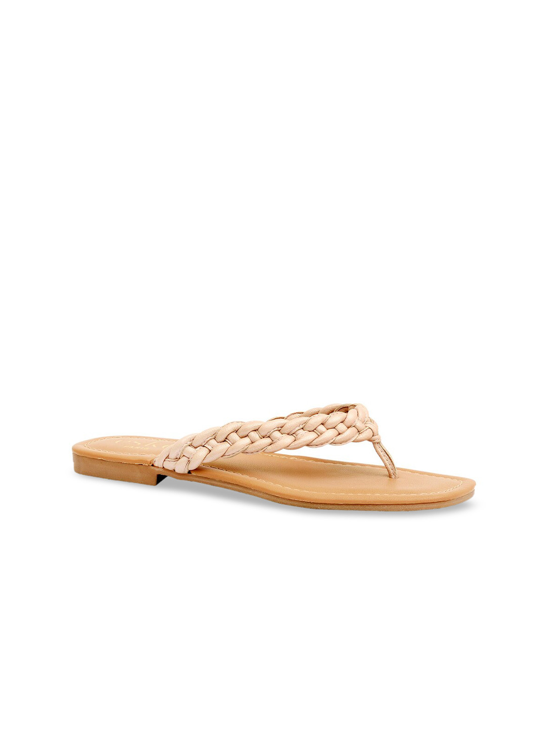 Eske Women Rose Woven Design Leather Sneakers