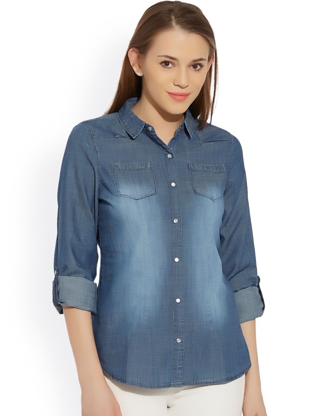 Kraus deals denim shirt