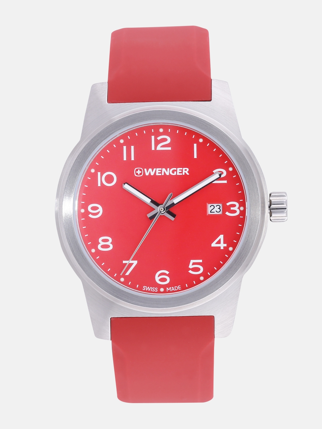 Buy Wenger Field Color Unisex Red Swiss Dial Watch 01.0441.142
