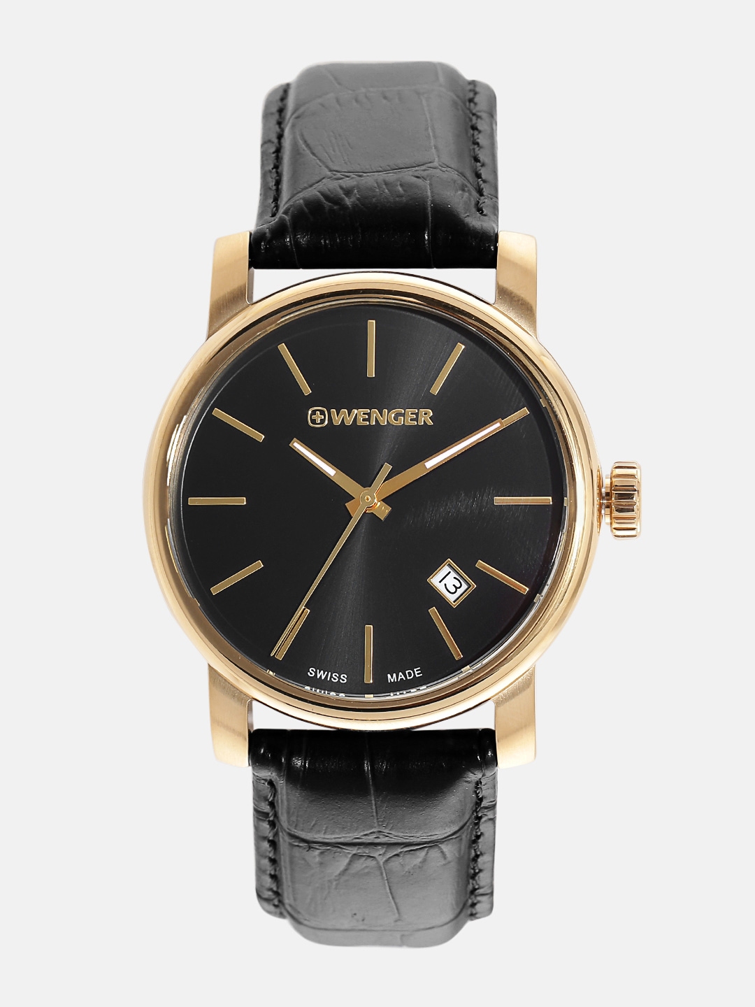 Wenger Urban Vintage Men Black Swiss Dial Watch 01.1041.123