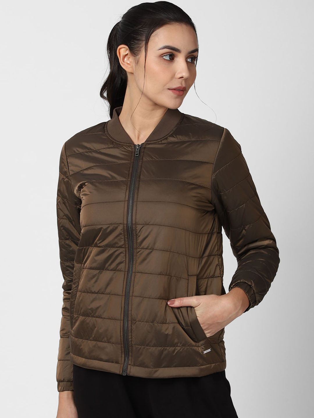 Van Heusen Woman Brown Padded Jacket