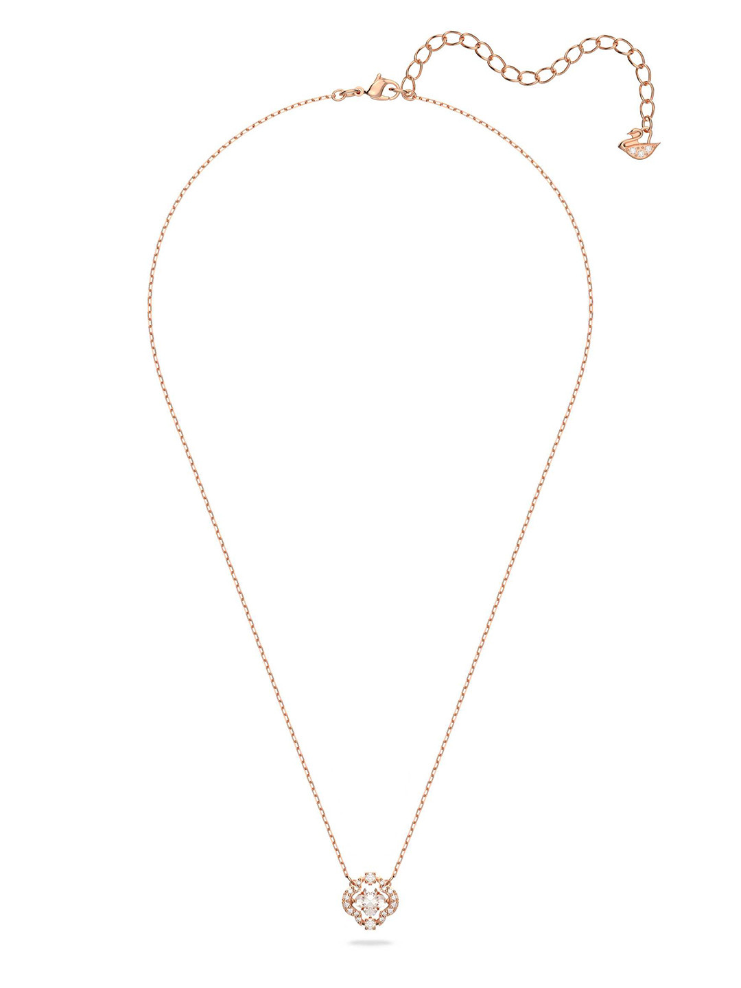 SWAROVSKI White & Rose Gold-Plated Chain