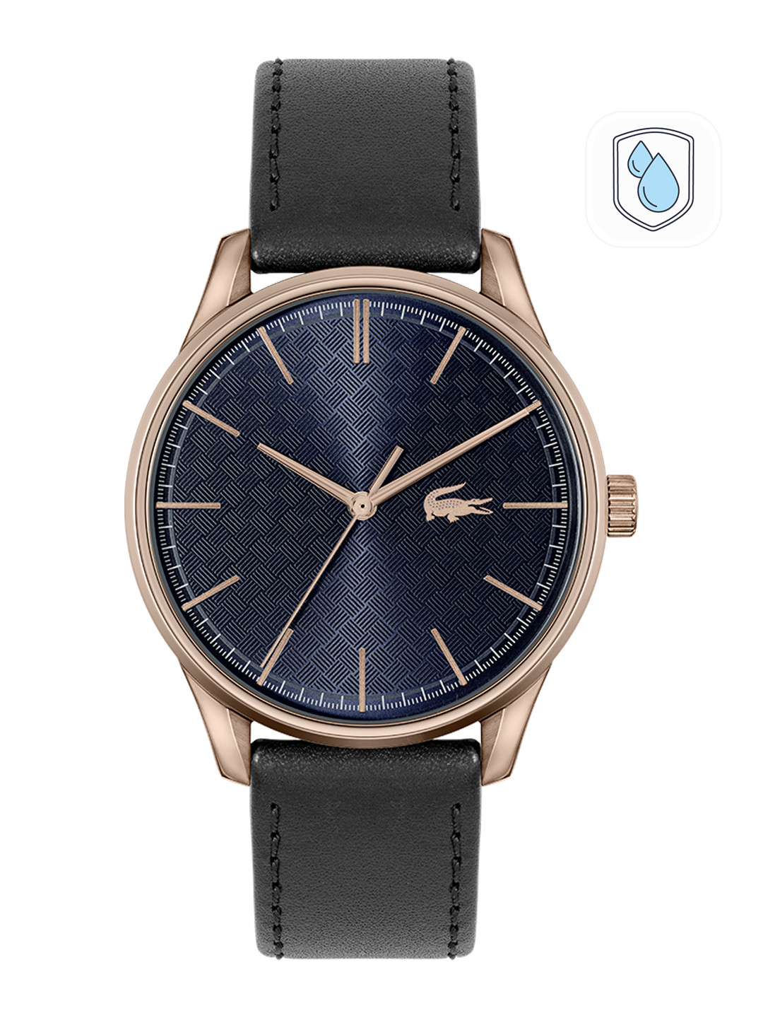 Lacoste Men Blue Patterned Analogue Watch 2011190