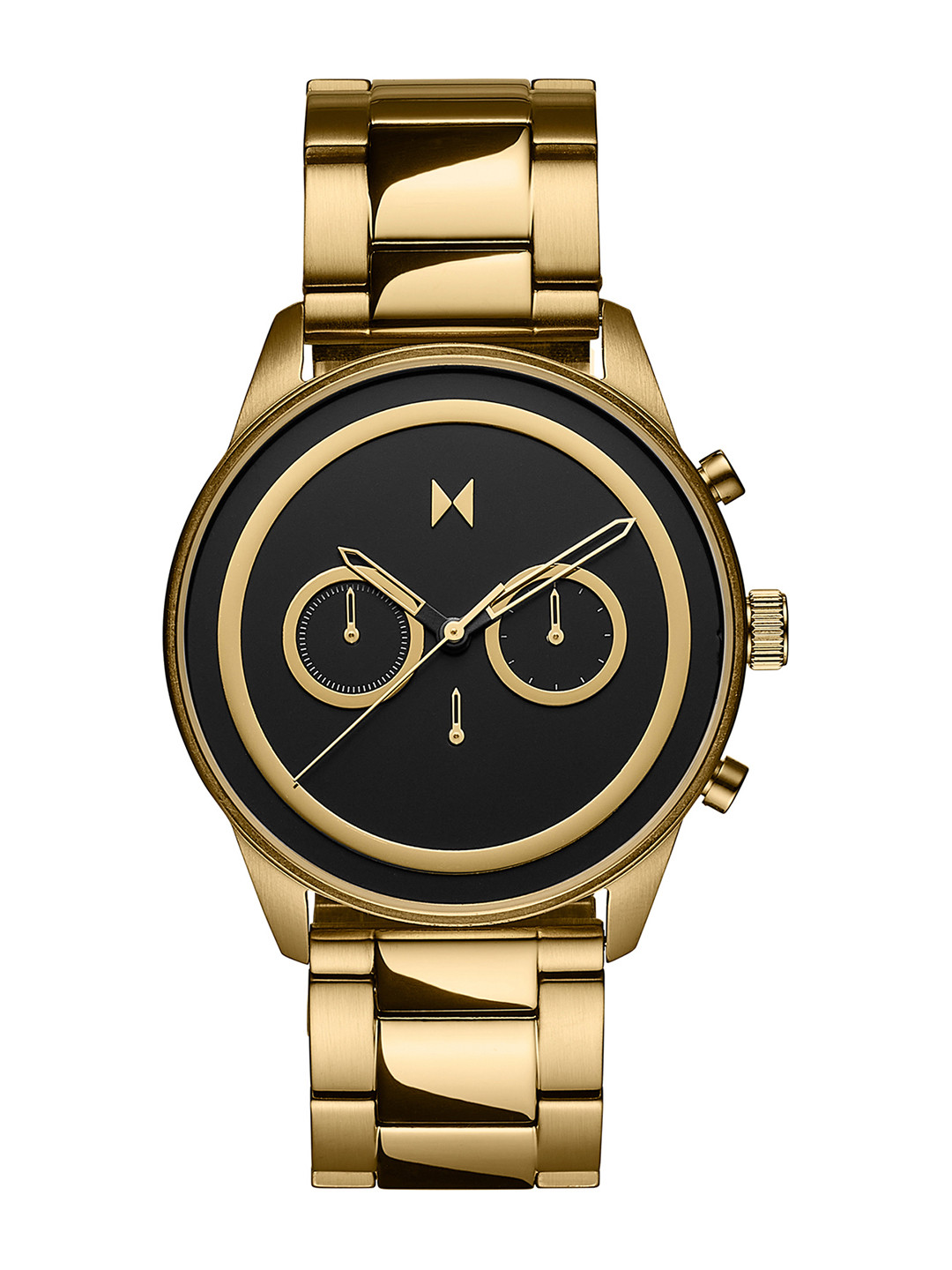 MVMT Men Black Powerlane Bracelet Style Straps Analogue Chronograph Watch 28000163-D