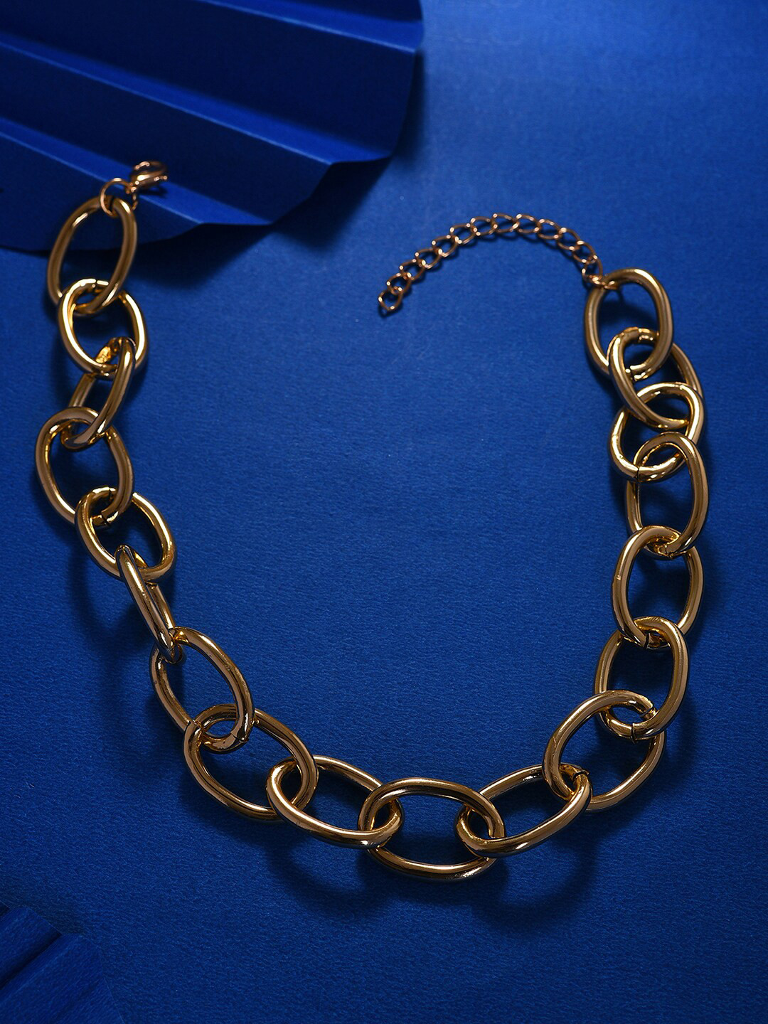 SOHI Gold-Toned Gold-Plated Chain
