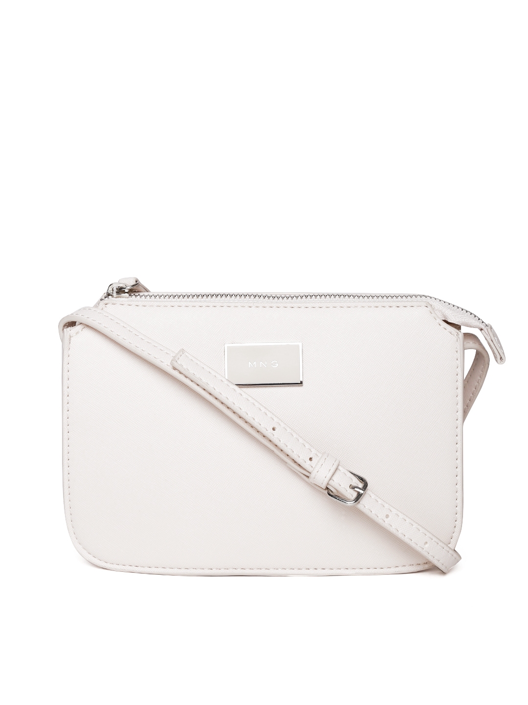 Mango Off White Sling Bag Handbags For Women 1798679 Myntra