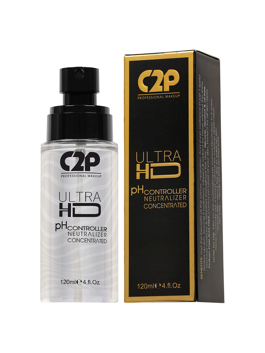 C2P PROFESSIONAL MAKEUP Ultra HD PH Controller Neutralizer 120ml