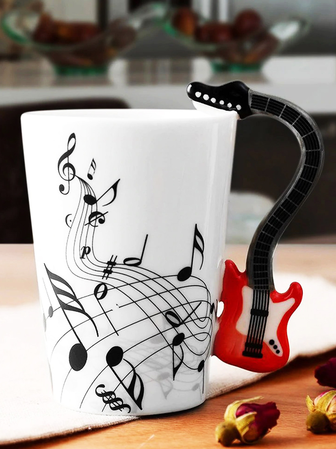 BonZeaL Beer Mug White Conversational Ceramic Microwave Safe Mug-220ml